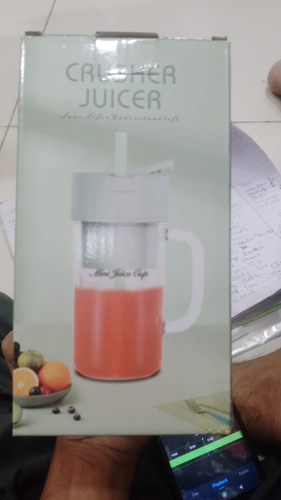 Portable Mini Crusher Juicer